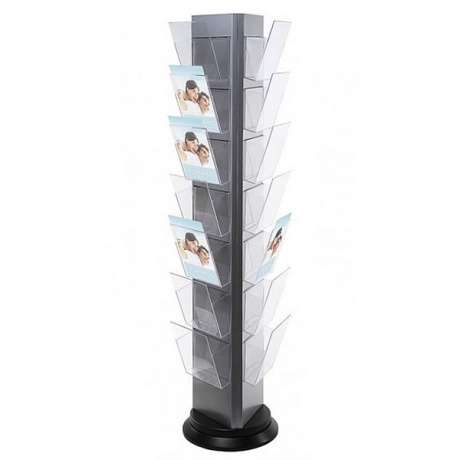 3 Sided Rotating Brochure Stand - 18 / 21 x A4